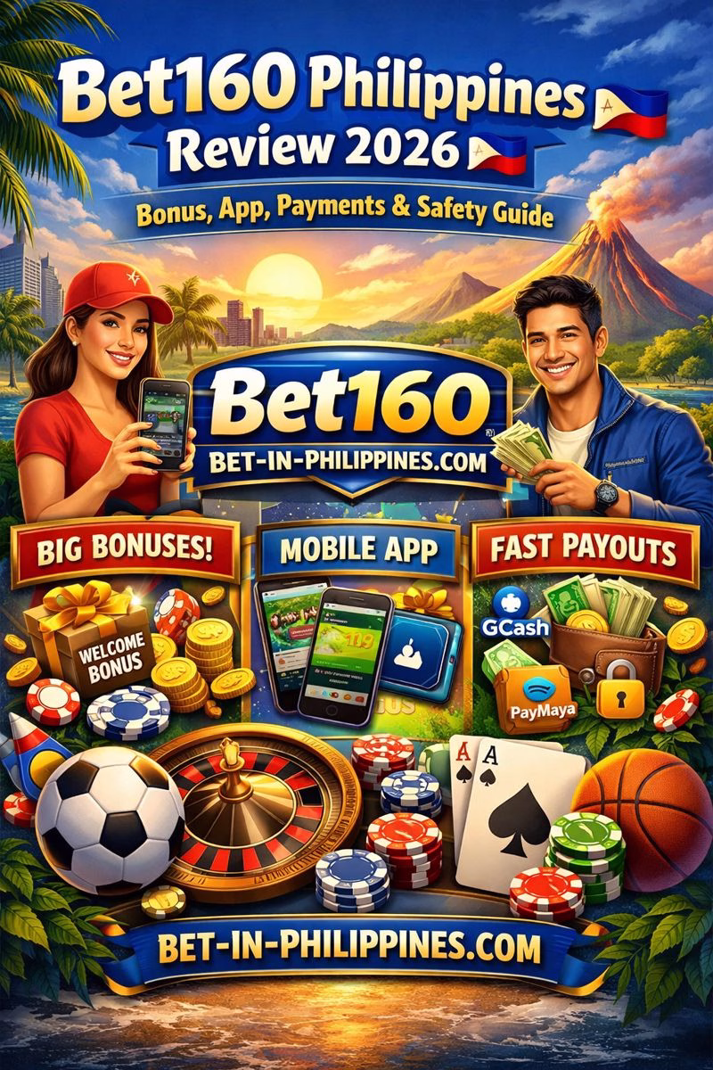 Bet160 Philippines Review 2026 🇵🇭 (Bonus 🎁, App 📱, Payments 💳 & Safety ✅)