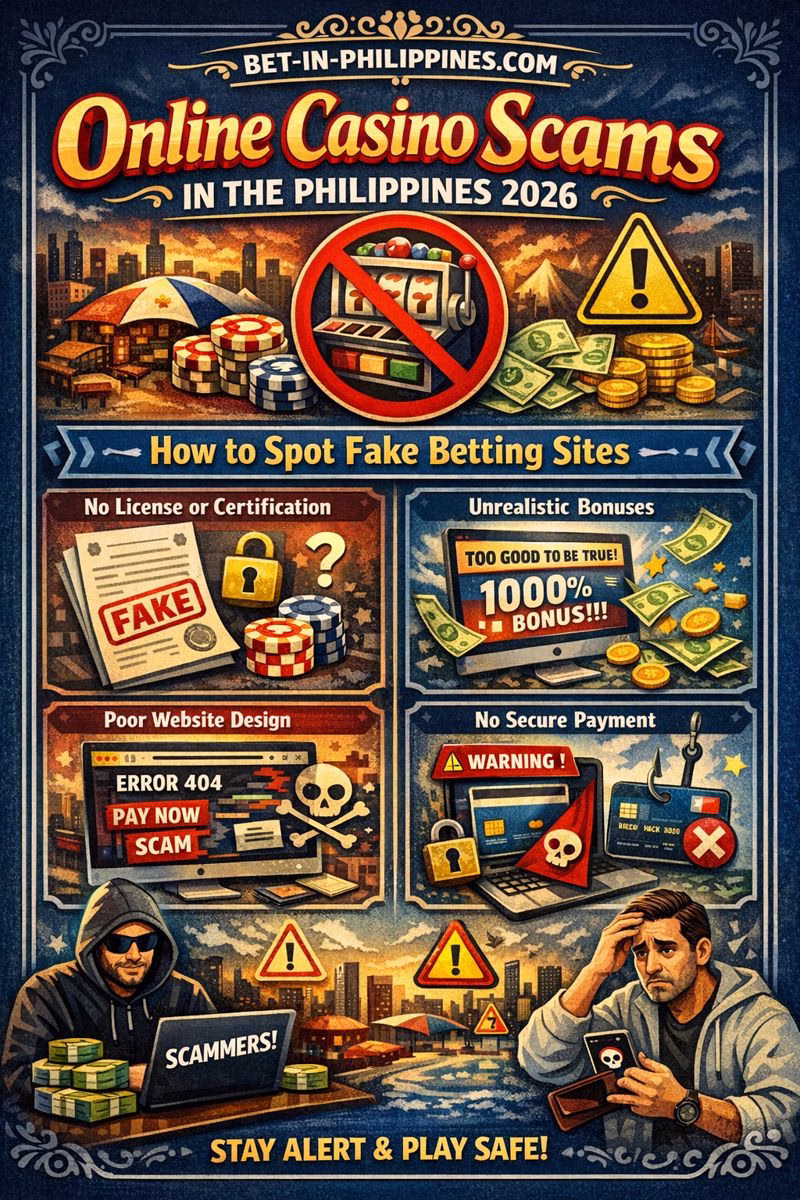Online Casino Scams in the Philippines 🚫⚠️ How to Spot Fake Betting Sites in 2026