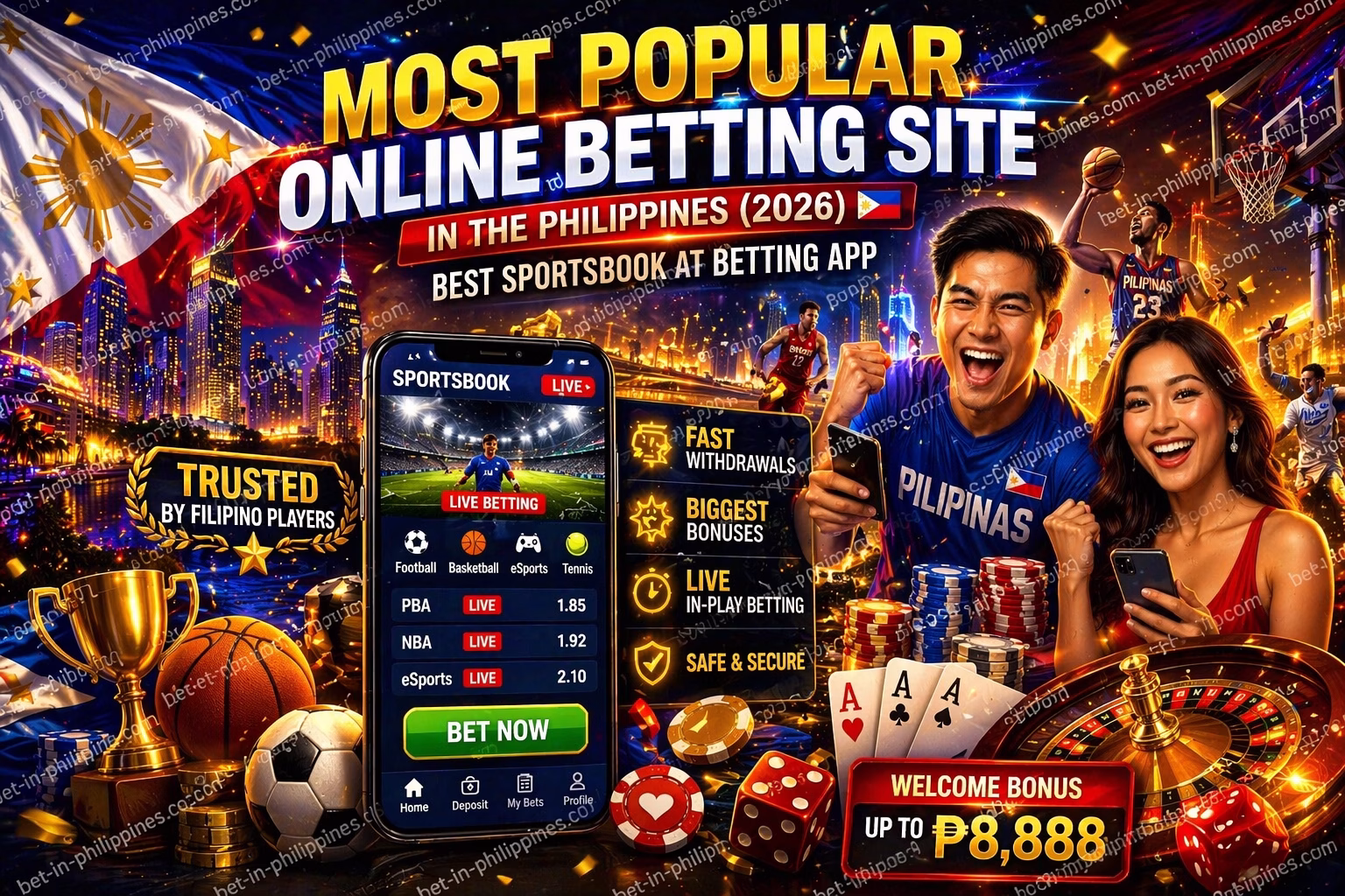 Most Popular Online Betting Site in the Philippines (2026) 🇵🇭 Pinakasikat na Betting App Guide