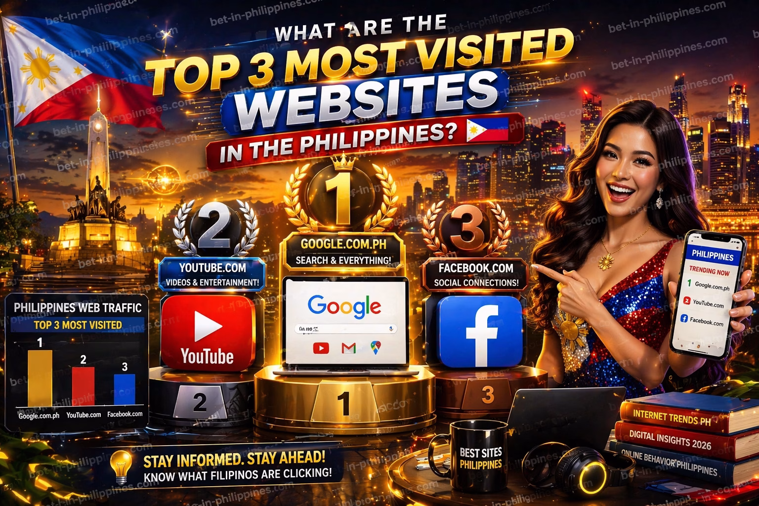 Top 3 Most Visited Websites in the Philippines (2026) 🇵🇭 | Pinaka Popular na Sites